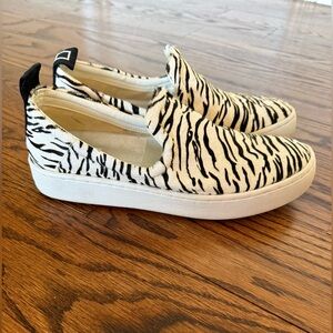 Dolce Vita Zebra Print Slip-On Sneakers